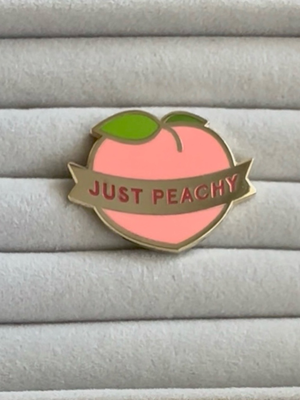 JUST PEACHY Collectible Enamel Pin